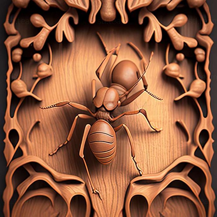 3D модель Pheidole anima (STL)